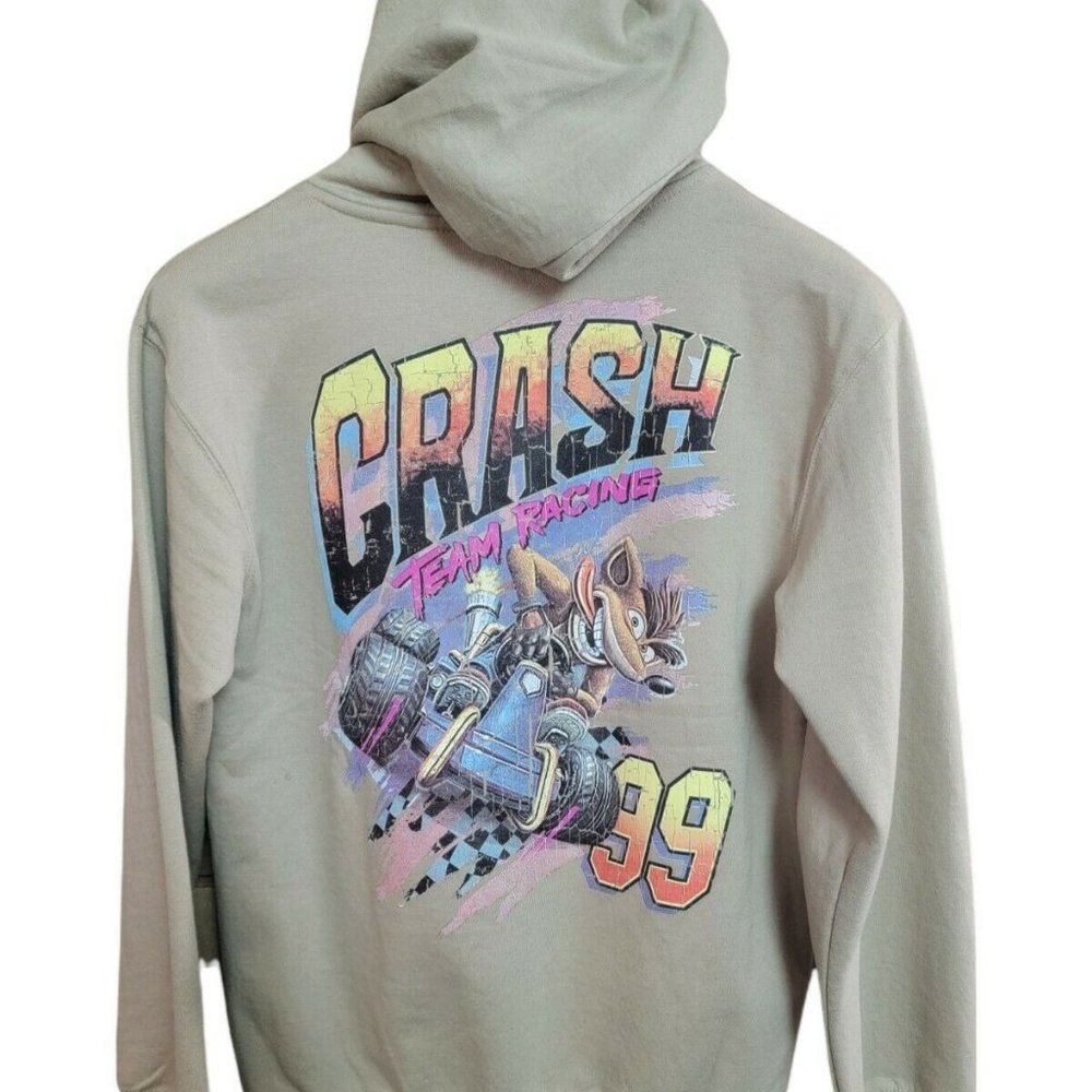 Crash Team Racing CTR Nitro-Fueled Hoodie Size S NEW